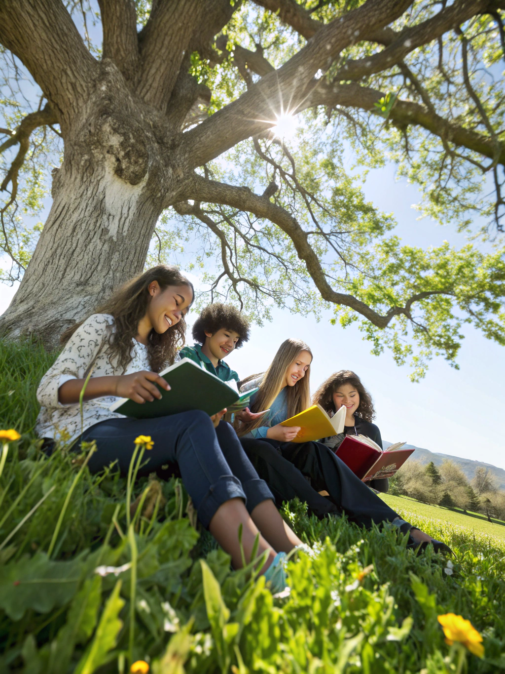 Joven sosteniendo la Biblia al aire libre